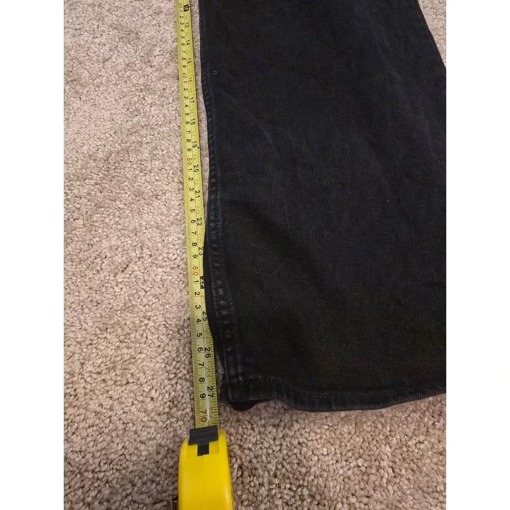 Old Navy High-Rise Wow Wide Leg Jeans Black Size 10 Denim Pants